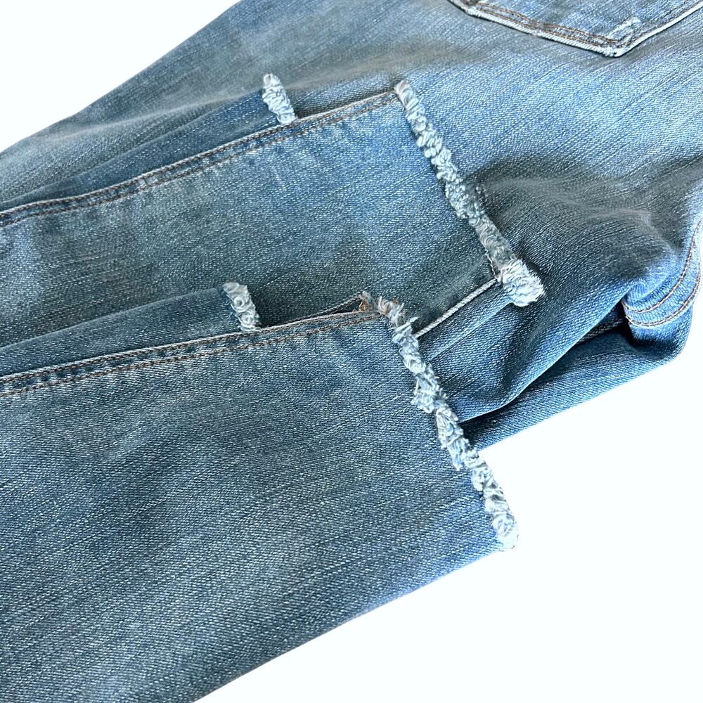 NWT FRAME Le High Skinny Jeans Brummel Wash High Rise Raw Step Hem Size 31 - Picture 6 of 13